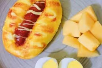 孩子喜歡的腸仔包（超快手麵包，一次發酵）