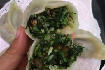 媽媽味道的蘿蔔纓燙麵包子