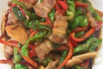 青椒小炒五花肉