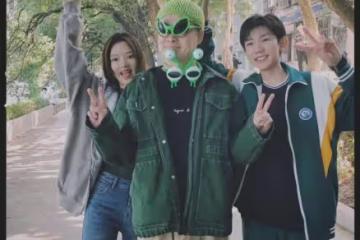 王源深夜曬與任敏同框照，還有導演奇怪裝扮被認成小湯圓