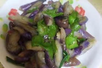 青椒炒茄子