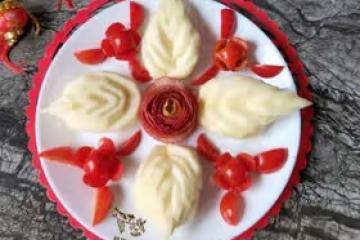 花開富貴-平平安安🍎【花式切蘋果】