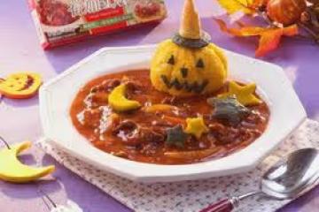 萬聖節紅燴南瓜飯