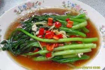 油淋菜心