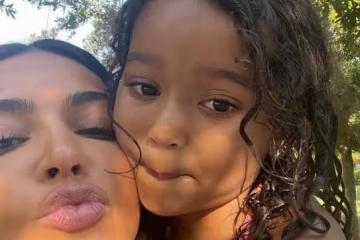 卡戴珊小女兒過4歲生日，金姐曬出溫馨合影，倆母女顏值都太高了