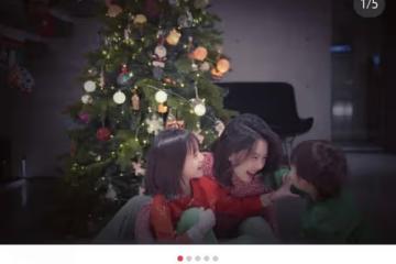 黃磊三個兒女過聖誕,多多帶弟弟妹妹跳舞好歡樂,分享弟弟正面照