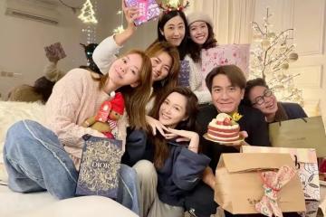 TVB視後蔡思貝分享合影引熱議,馬國明和女友挨在一起,對比明顯
