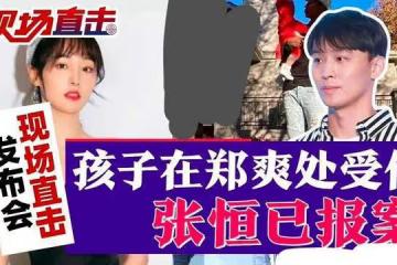 張恆控訴鄭爽虐待兒童後續,他已提起訴訟,孩子受傷照片細節曝光