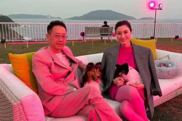 李嘉欣在自己豪宅開派對,許晉亨侄子一家也參加了,現場非常熱鬧
