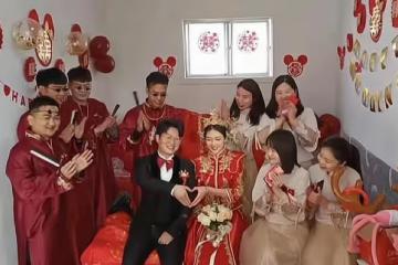 許媽姚爸以證婚人出席田靜弟弟婚禮,杜新枝為何不見露面?