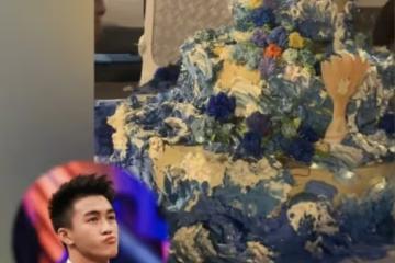 奚夢瑤為何猷君慶祝28歲生日,夫妻倆與超大蛋糕合影,身高差搶鏡