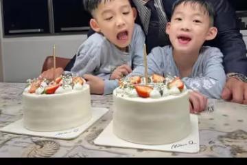陳建州為8歲雙胞胎兒子慶生，范瑋琪未出鏡，疑仍未走出喪父傷痛